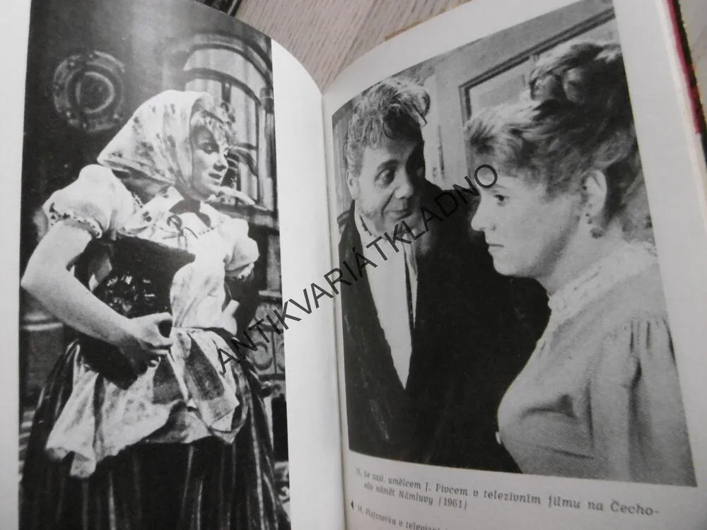 VLASTA CHRAMOSTOVÁ, OTAKAR BLANDA, FILM, HEREČKA, REŽISÉR, **an