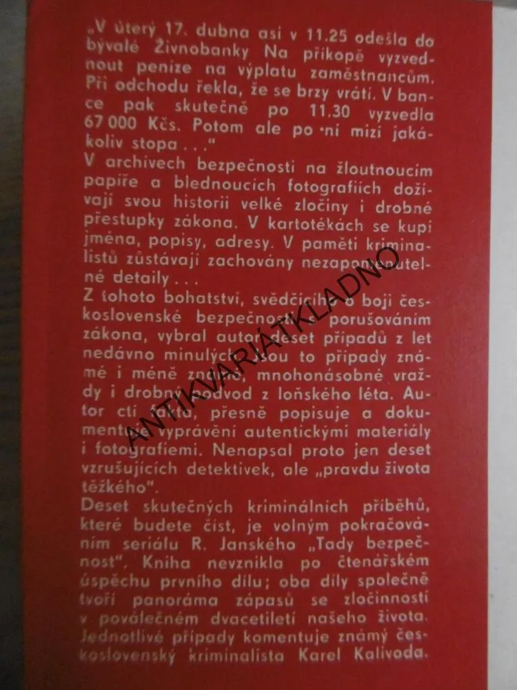 BEZPEČNOST ZASAHUJE, R. JANSKÝ, **an