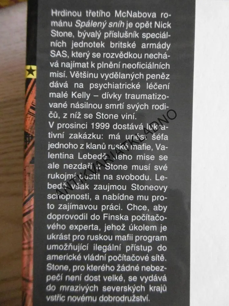 SPÁLENÝ SNÍH, ANDY MCNAB, **an