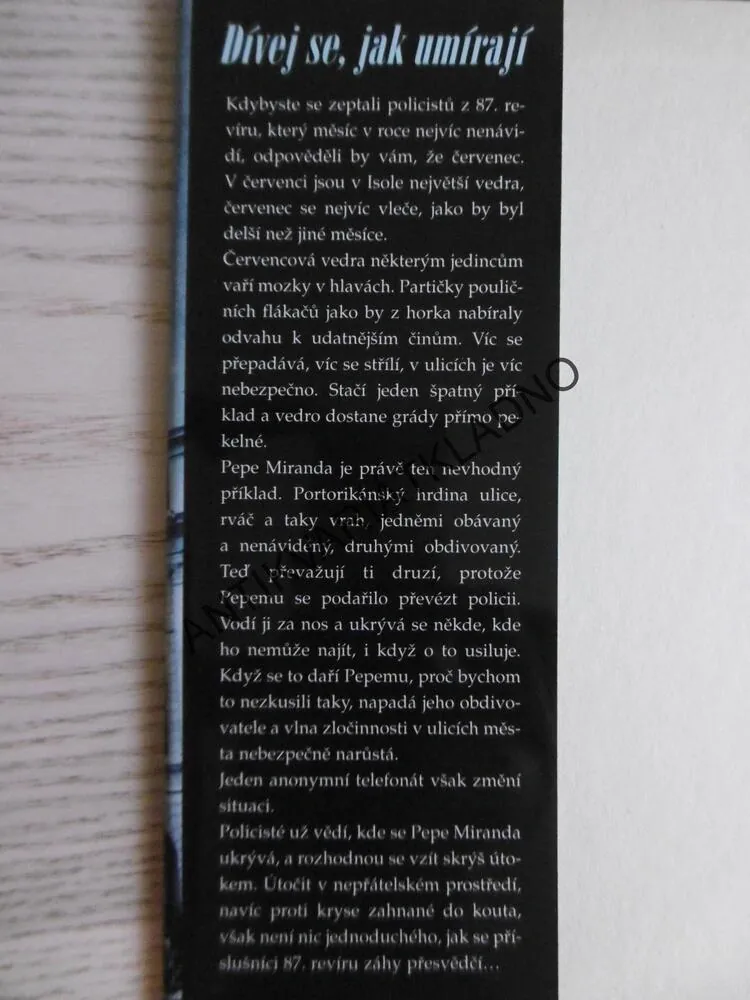 DÍVEJ SE, JAK UMÍRAJÍ, ED MCBAIN, **an