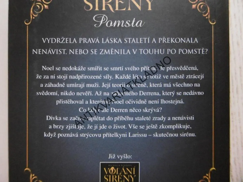VOLÁNÍ SIRÉNY, POMSTA, MICHAELA BURDOVÁ, **an