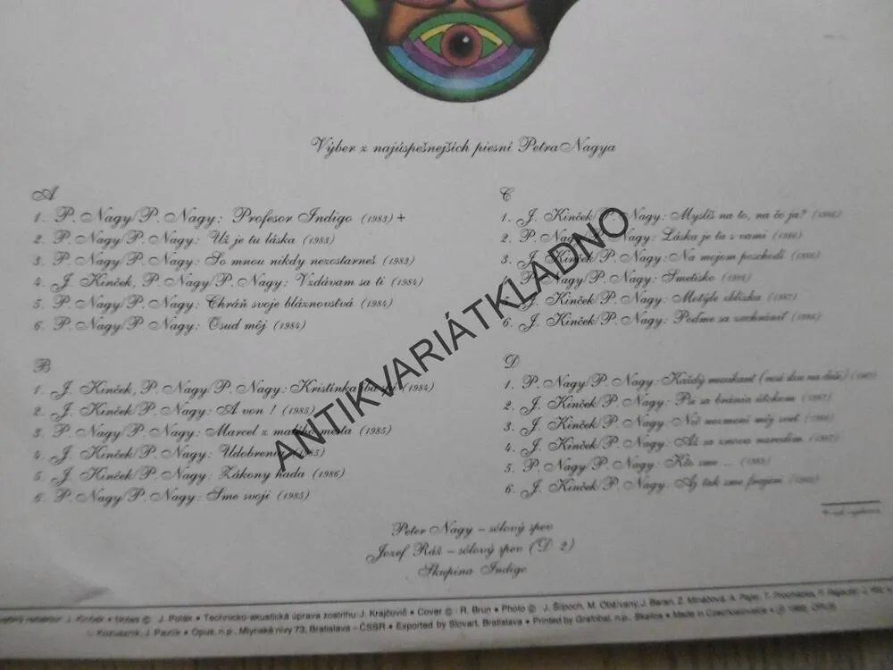 PETER NAGY, ALBUM 1983-89, 2 X LP