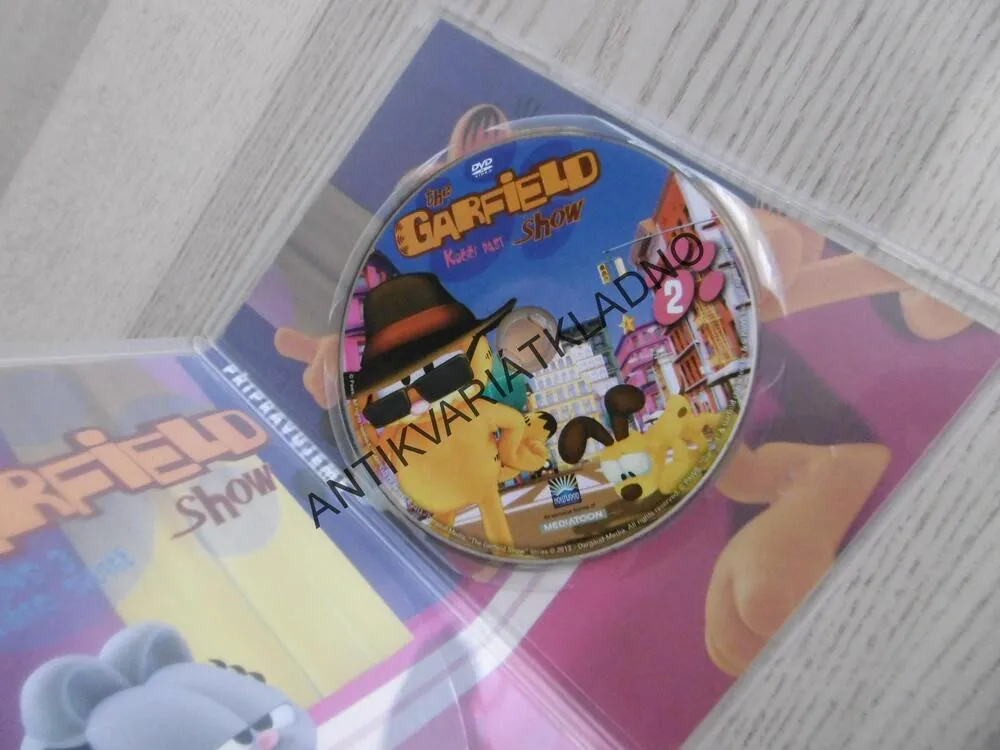 GARFIELD SHOW, KOČIČÍ PAST, DVD FILM