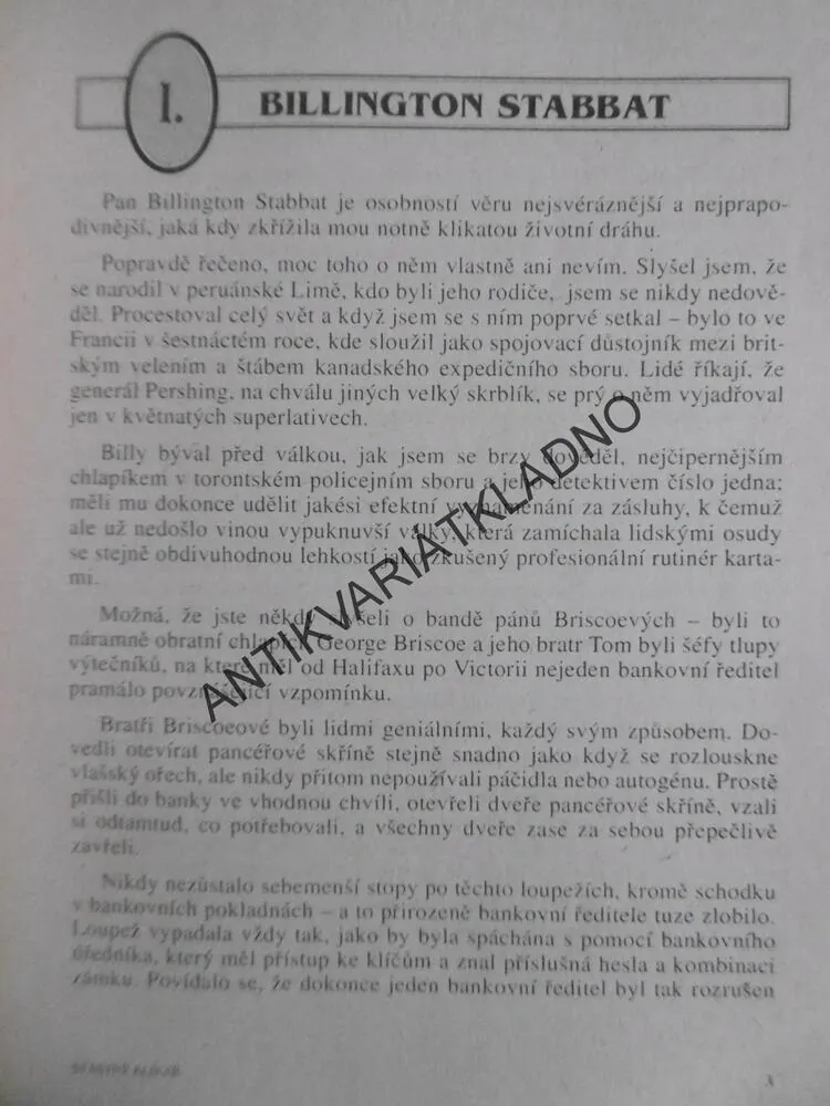 ŠŤASTNÝ KLIKAŘ, EDGAR WALLACE