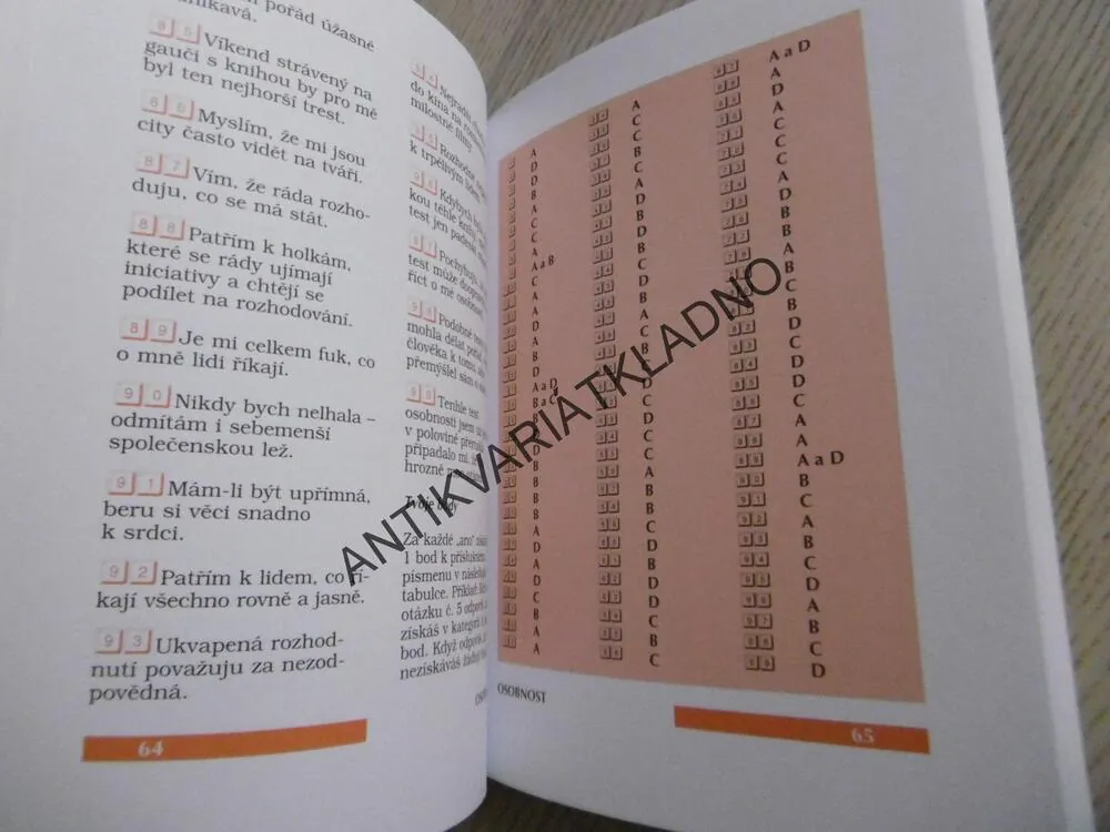 PSYCHOTESTY POUZE PRO DÍVKY, BRITTA WEIMEROVÁ-LANGEROVÁ, **an