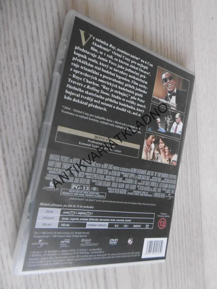 RAY, JAMIE FOXX, DVD FILM 