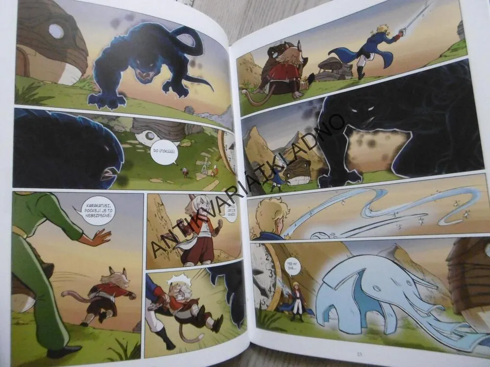 MALÝ PRINC A PLANETA ČASU, ANTOIN DE SAINT-EXUPERY, KOMIKS, **an