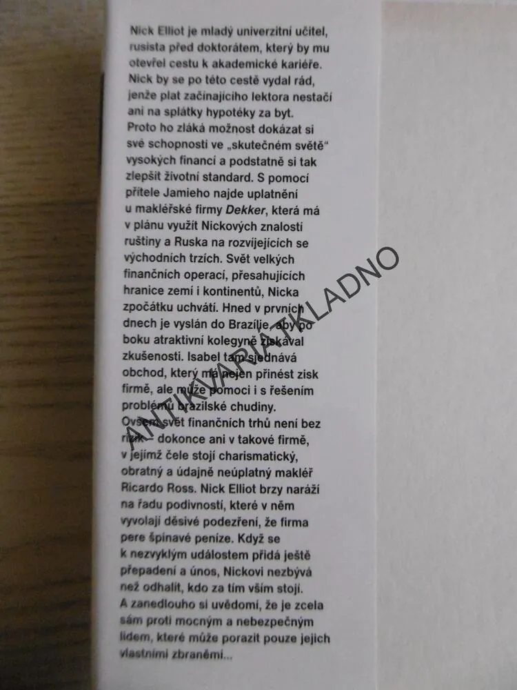 MAKLÉŘ, MICHAEL RIDPATH **an