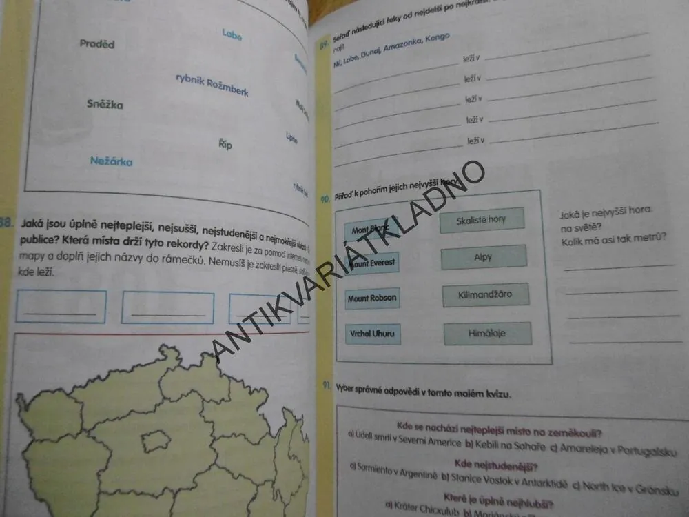 VŠEOBECNÝ PŘEHLED PRO 4. A 5.TŘÍDA, DOMÁCÍ PRACOVNÍ SEŠIT, BEČKOVÁ,