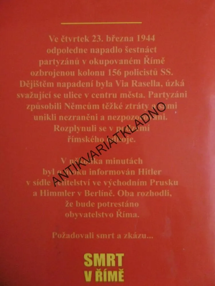 SMRT V ŘÍMĚ, ROBERT KATZ, **an