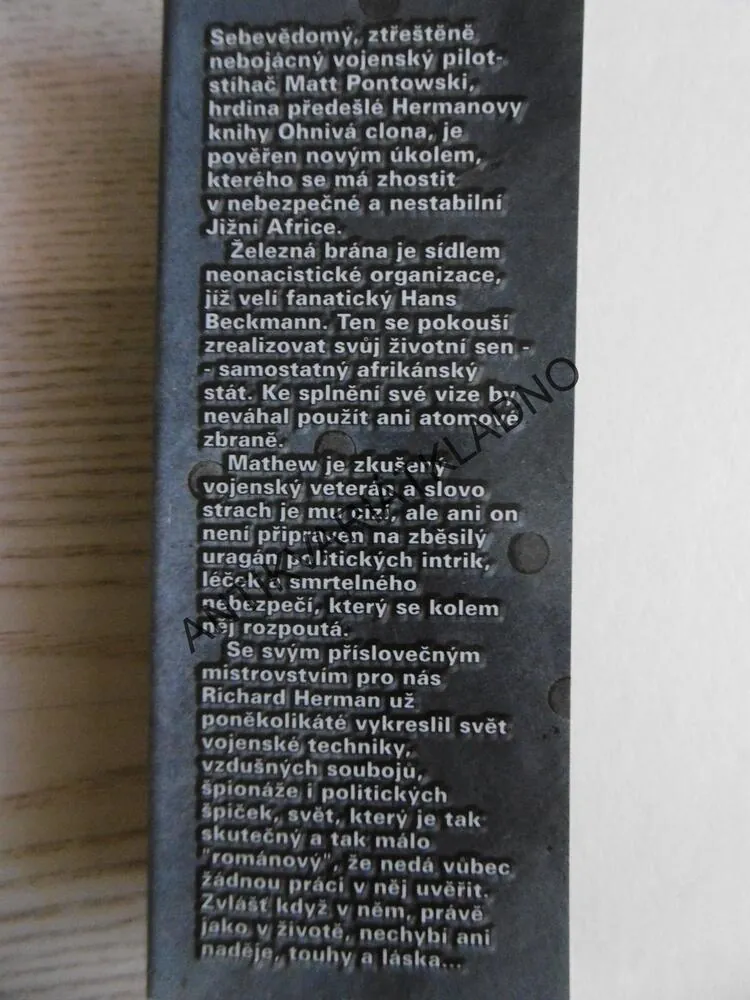 ŽELEZNÁ BRÁNA, RICHARD HERMAN, **an