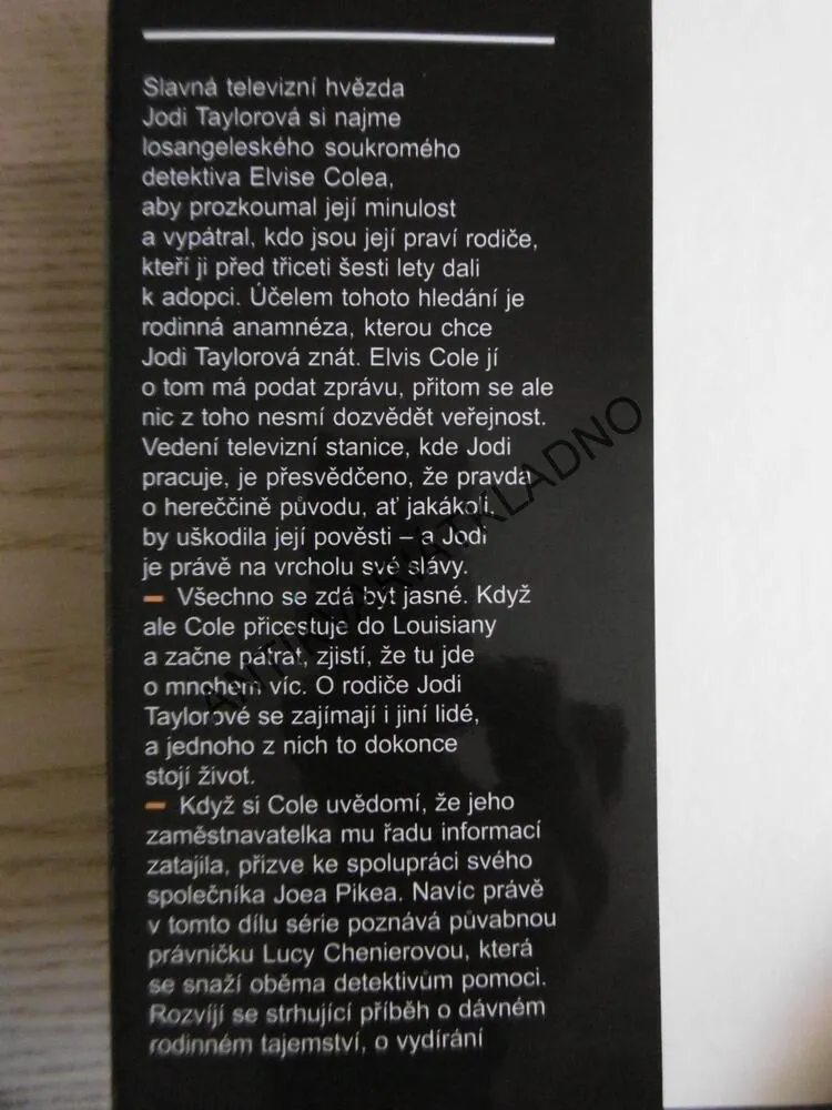 TAJEMNÁ ŘEKA, ROBERT CRAIS, **an