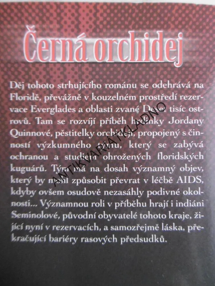 ČERNÁ ORCHIDEJ, KAREN HARPEROVÁ, **an