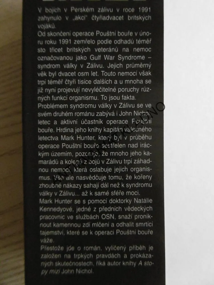 A STOPY MIZÍ, JOHN NICHOL, **an
