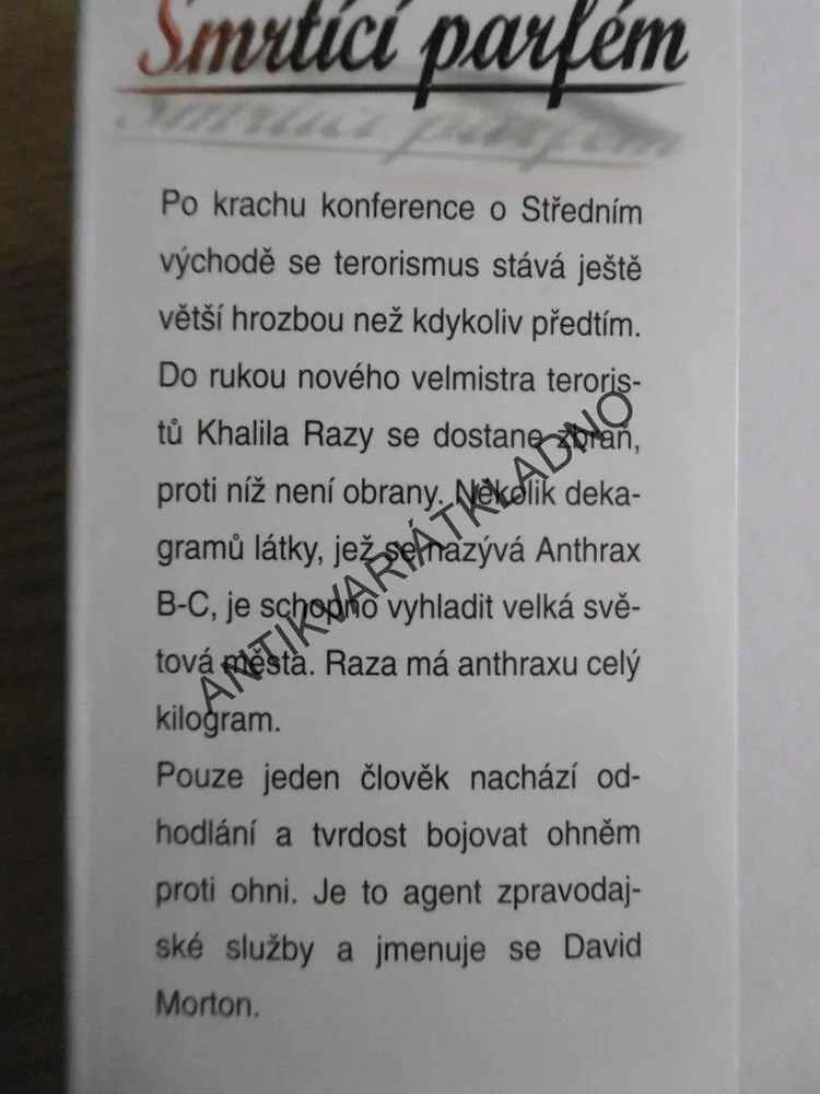 SMRTÍCÍ PARFÉM, GORDON THOMAS, **an