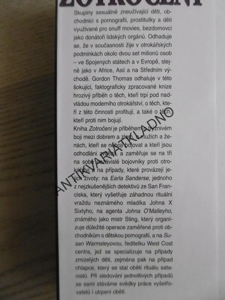 ZOTROČENI, GORDON THOMAS, **an