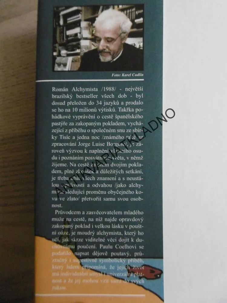 ALCHYMISTA, PAULO COELHO, **an