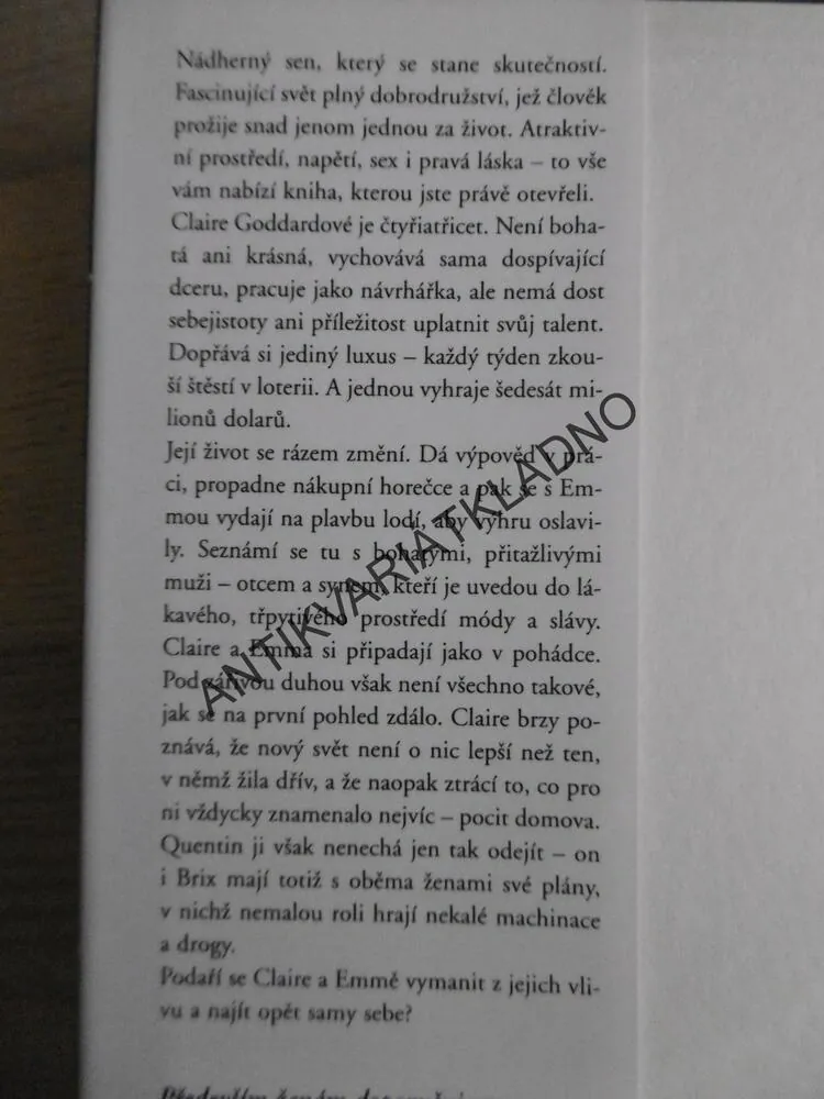 VELKÁ VÝHRA, JUDITH MICHAEL, **an