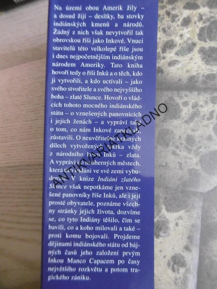 INDIÁNI ZLATÉHO SLUNCE, MILOSLAV STINGL, **an
