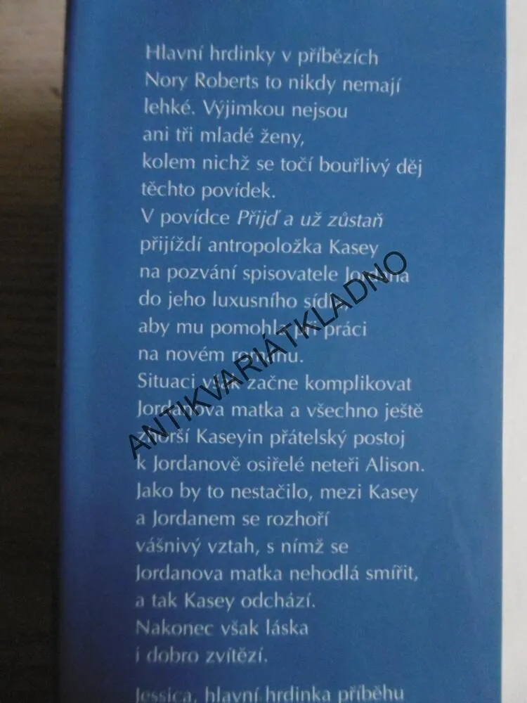 PŘIJĎ A ZŮSTAŇ, NORA ROBERTSOVÁ, **an