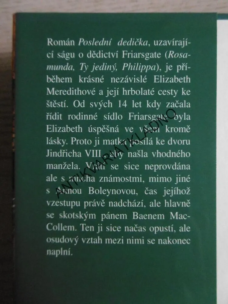 POSLEDNÍ DĚDIČKA, BERTRICE SMALL, **an