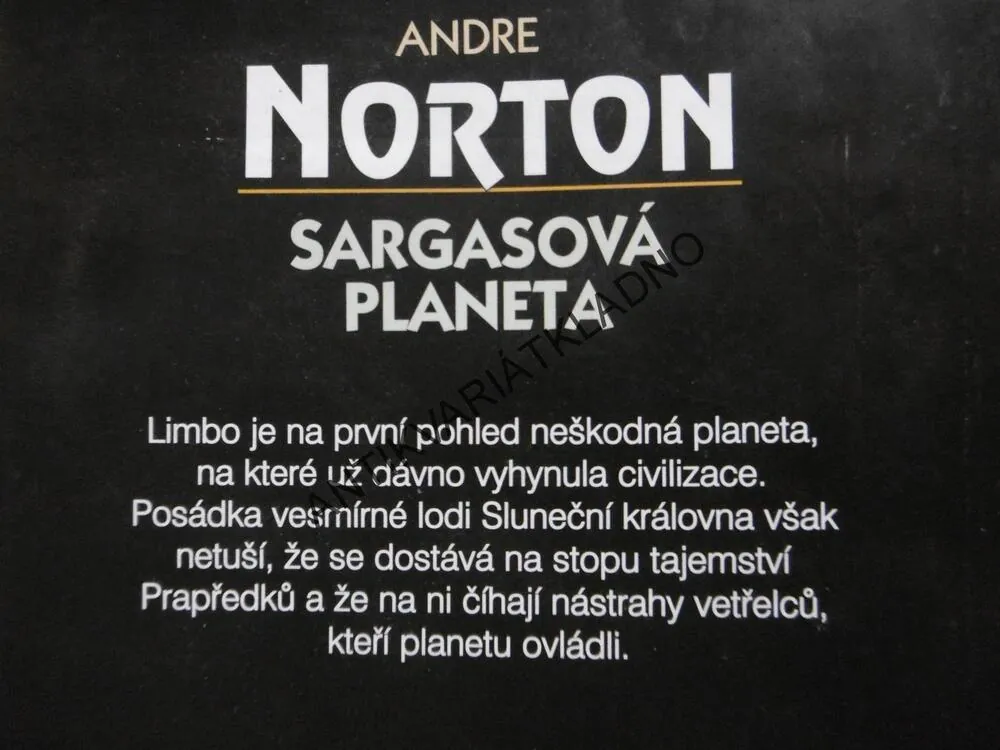 SARGASOVÁ PLANETA, ANDRE NORTON, **an