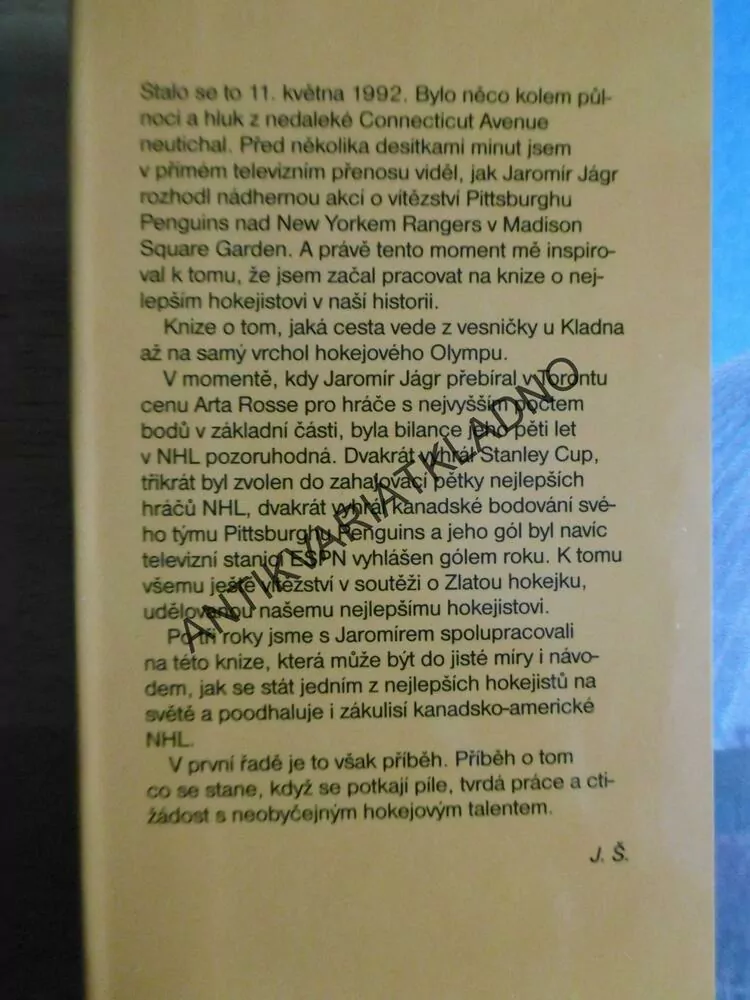 JAROMÍR JÁGR, JAN ŠMÍD, HOKEJ, **an