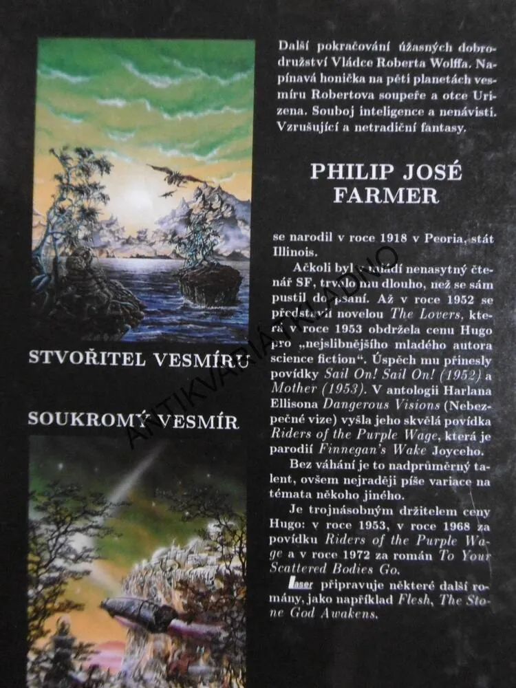 BRÁNY STVOŘENÍ, PHILIP J.FARMER, **an