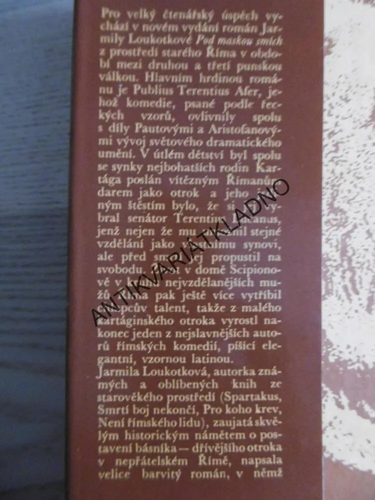 POD MASKOU SMÍCH, JARMILA LOUKOTKOVÁ, **an