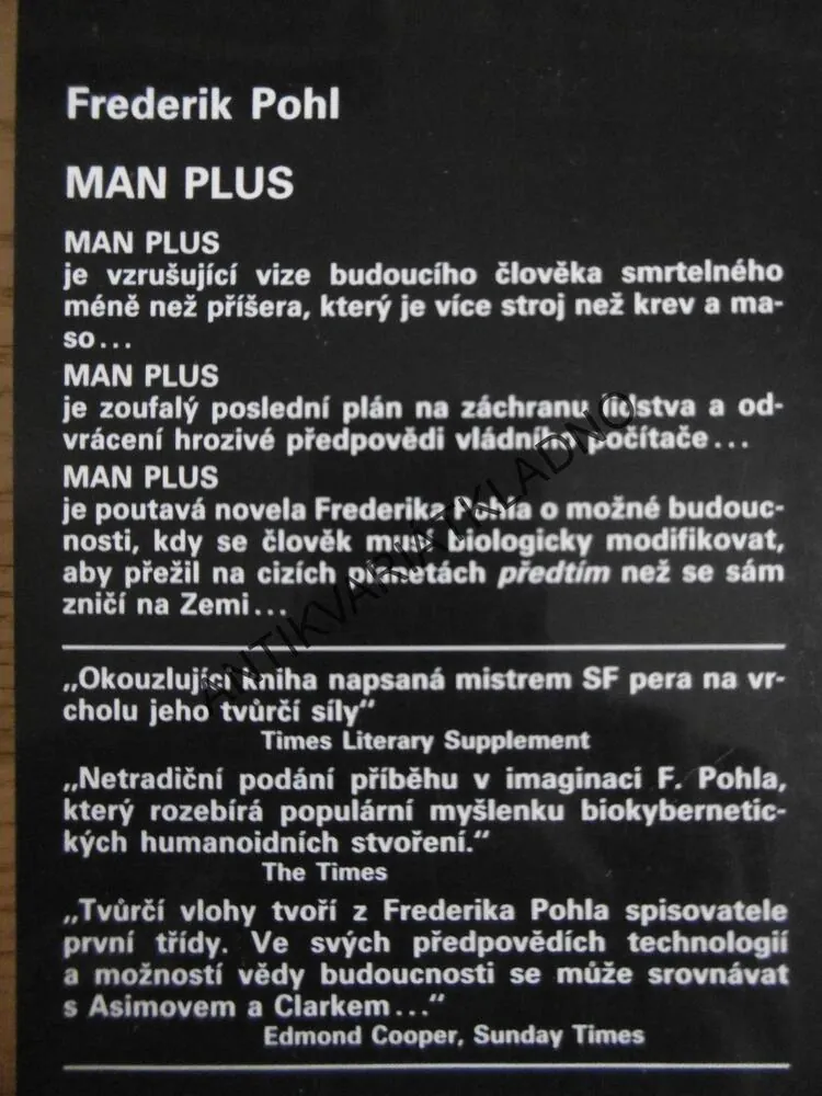 MAN PLUS, FREDERIK POHL, **an