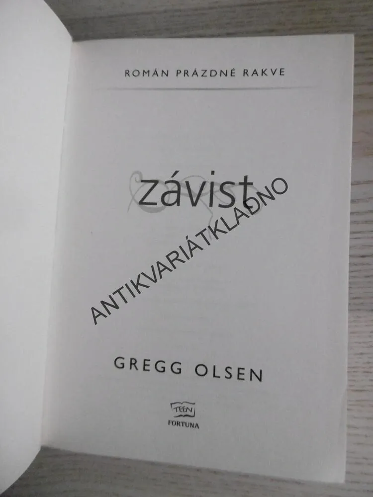 ZÁVIST, PRÁZDNÉ RAKVE, GREGG OLSEN, **an