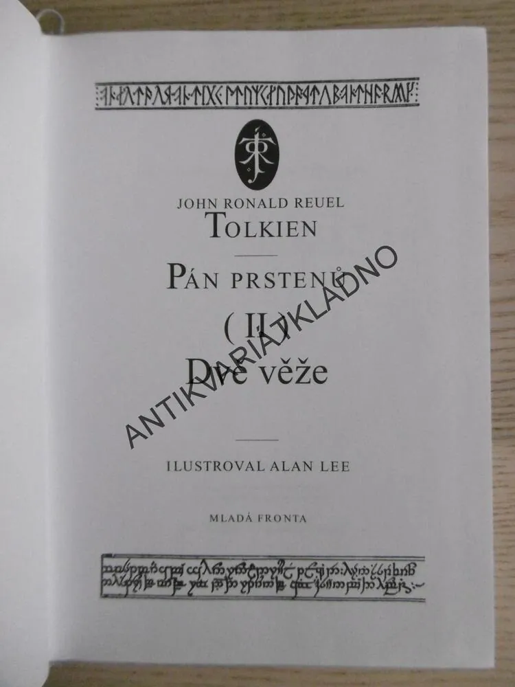 PÁN PRSTENŮ 2., DVĚ VĚŽE, J.R.R. TOLKIEN, **an