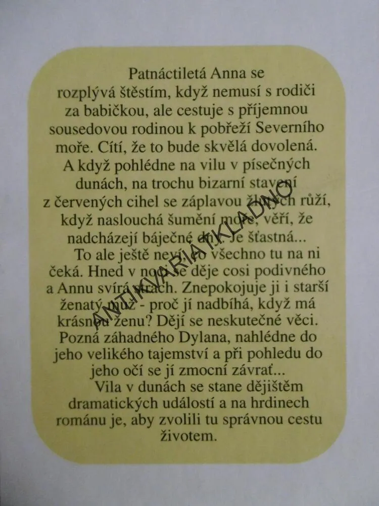 PRÁZDNINY V DUNÁCH, ANNE GUDULE, **an