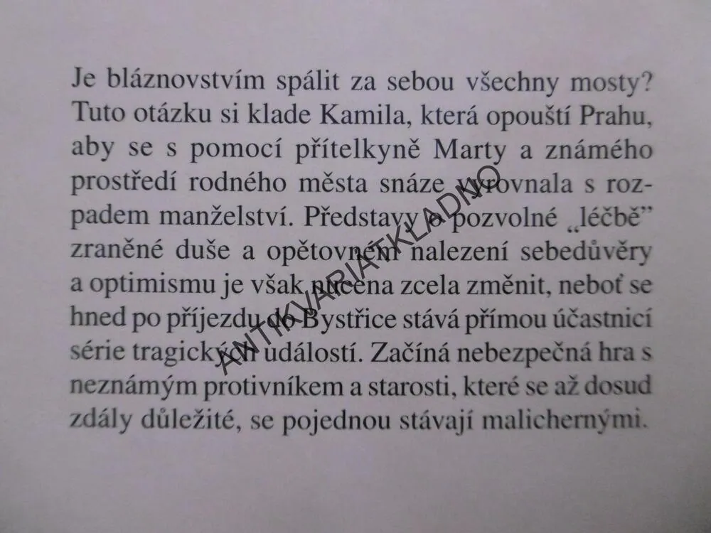 DO TŘETICE VŠEHO ZLÉHO, JANA ABRAHAMOVÁ, **an