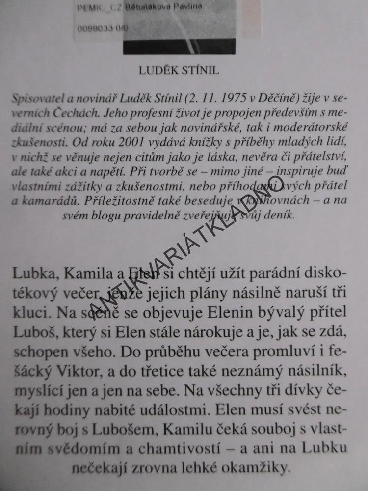 CHCI SE ZAMILOVAT, LUDĚK STÍNIL, **an