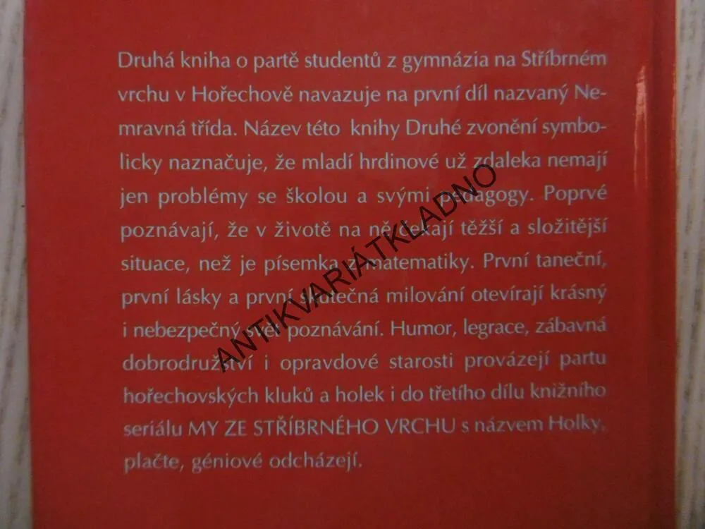 MY ZE STŘÍBRNÉHO VRCHU, DRUHÉ ZVONĚNÍ, KAREL ŠTORKÁN, **an