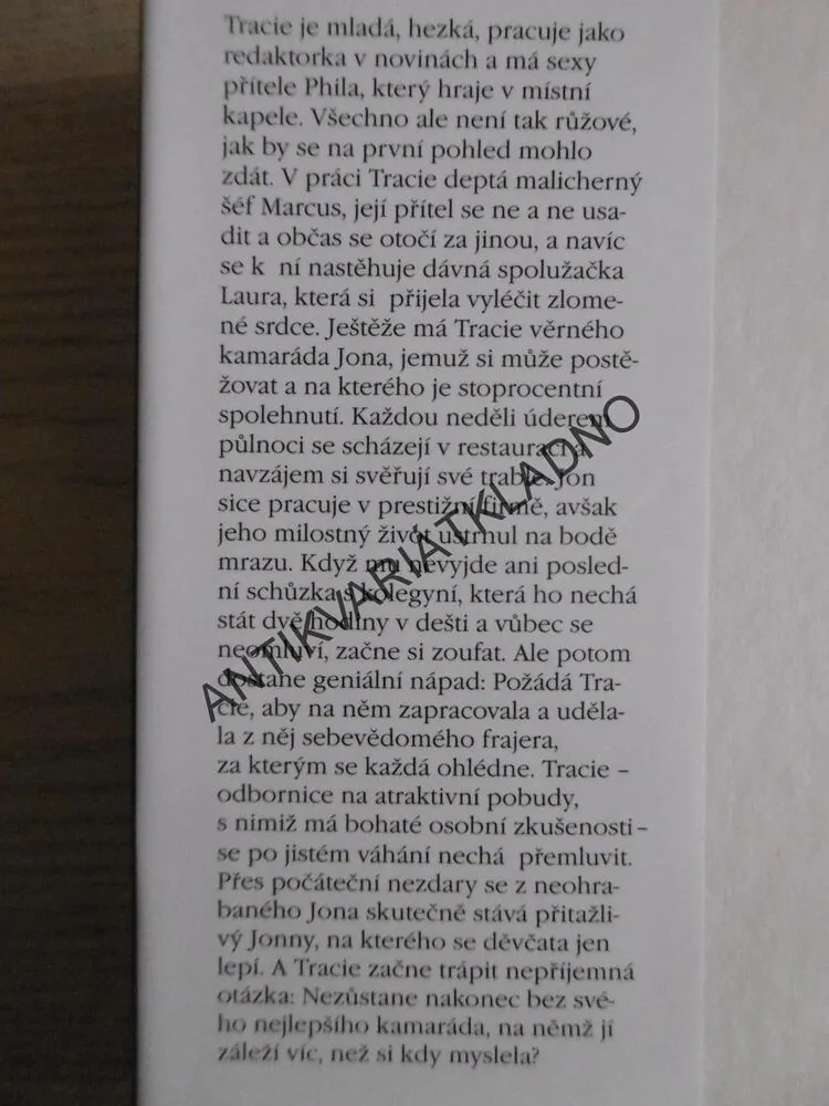 FRAJEŘI, OLIVIA GOLDSMITHOVÁ, **an