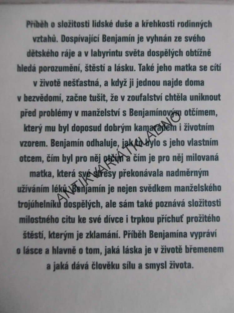 BENJAMÍN, VALJA STÝBLOVÁ, **an