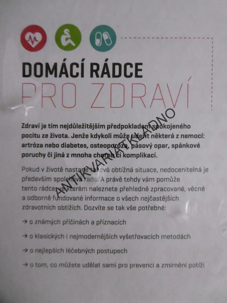 DOMÁCÍ RÁDCE PRO ZDRAVÍ, **an
