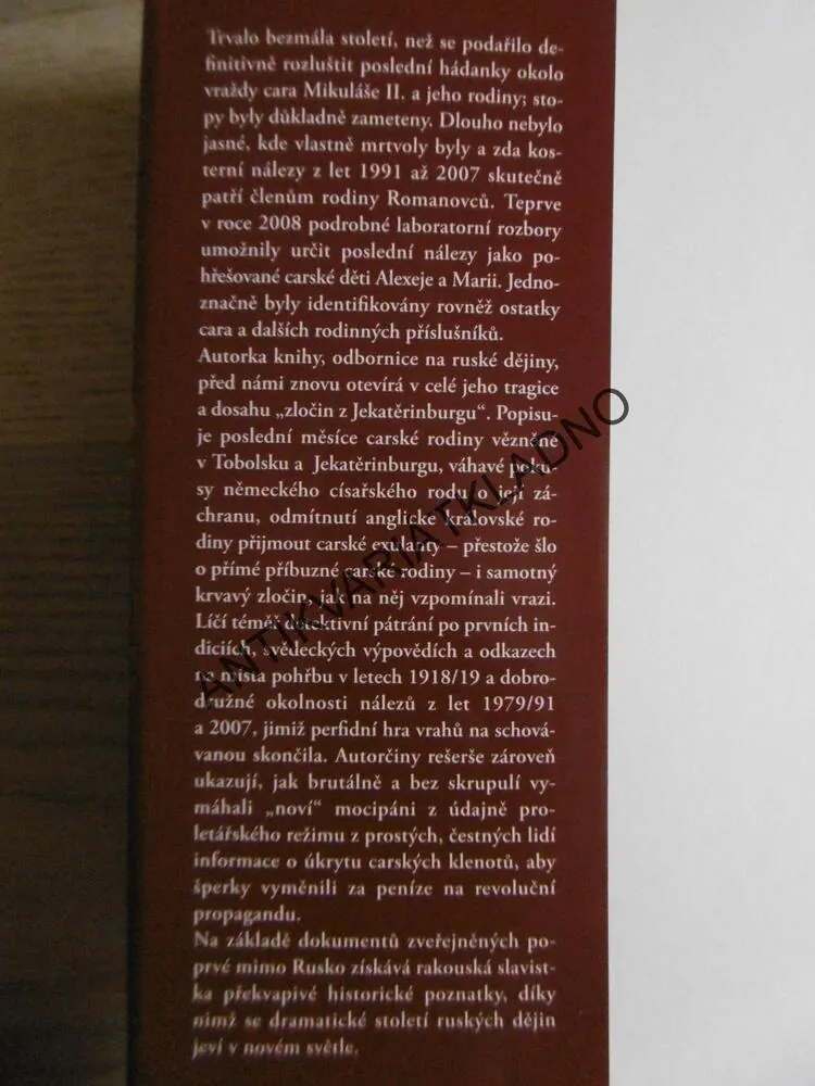 VRAŽDA CARSKÉ RODINY, ELISABETH HERESCHOVÁ, **an