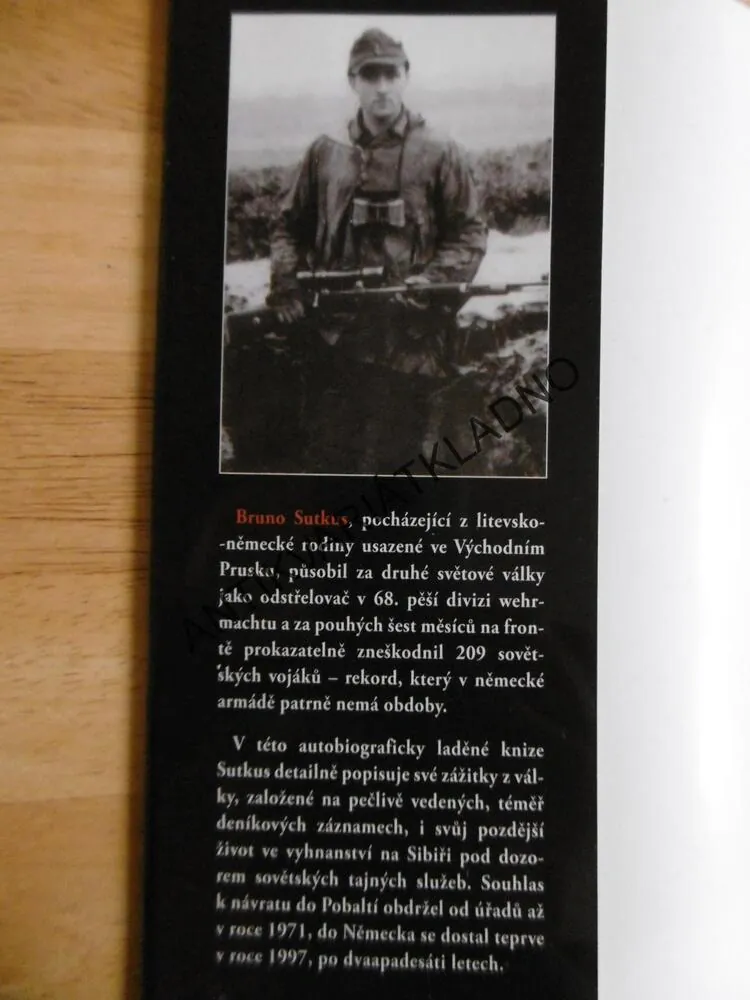 ODSTŘELOVAČSKÉ ESO, SUTKUS, DENÍK Z VÝCH.FRONTY A SOVĚT.ZAJETÍ, **an