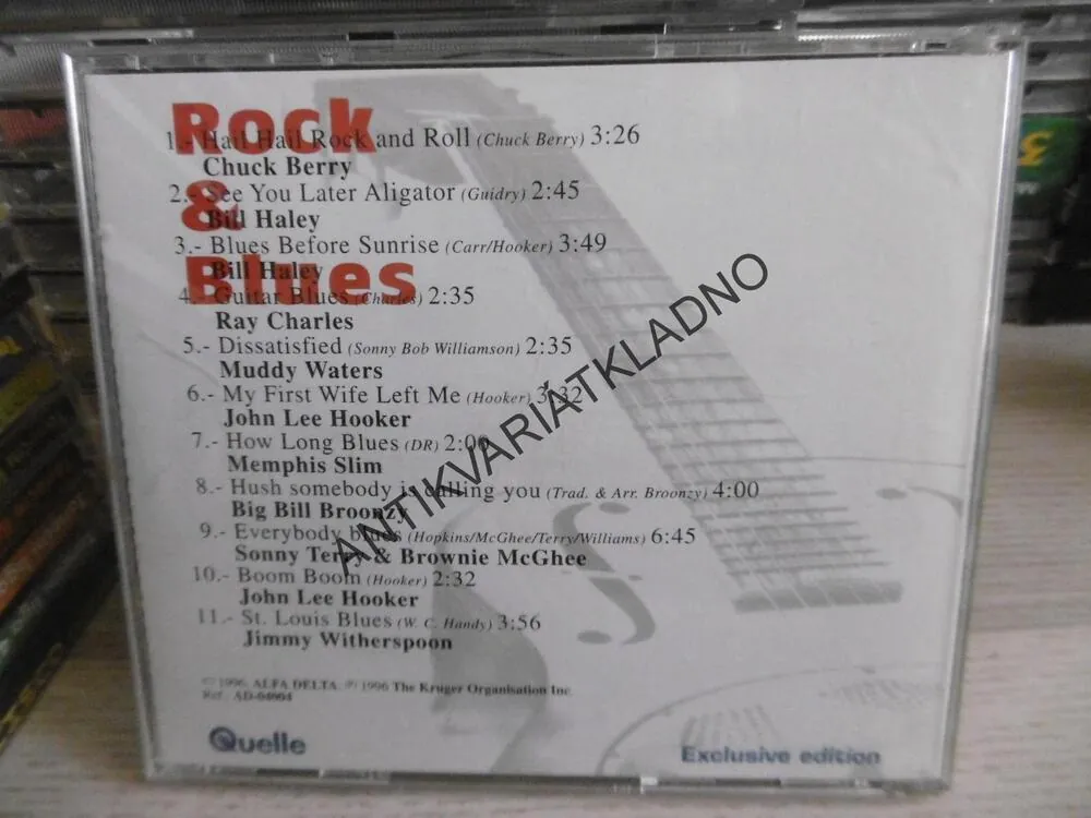 ROCK AND BLUES, CD HUDBA