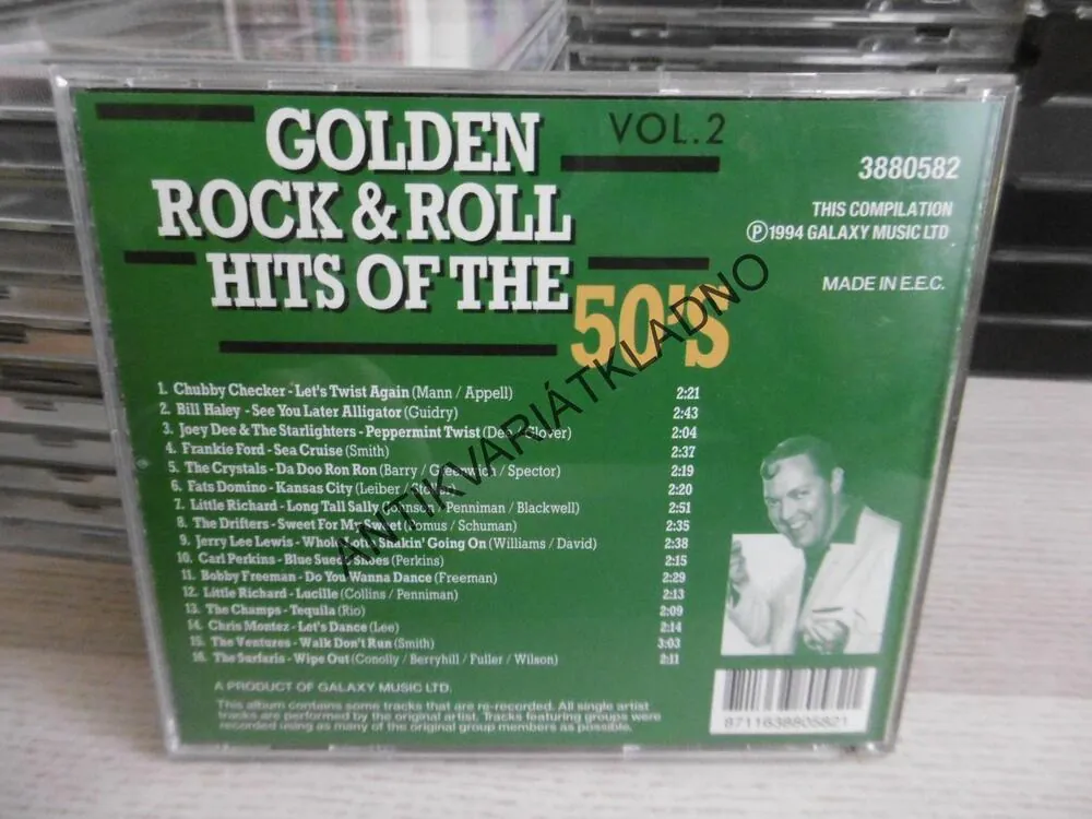 GOLDEN ROCK AND ROLL, HITS OF 50´S , CD HUDBA