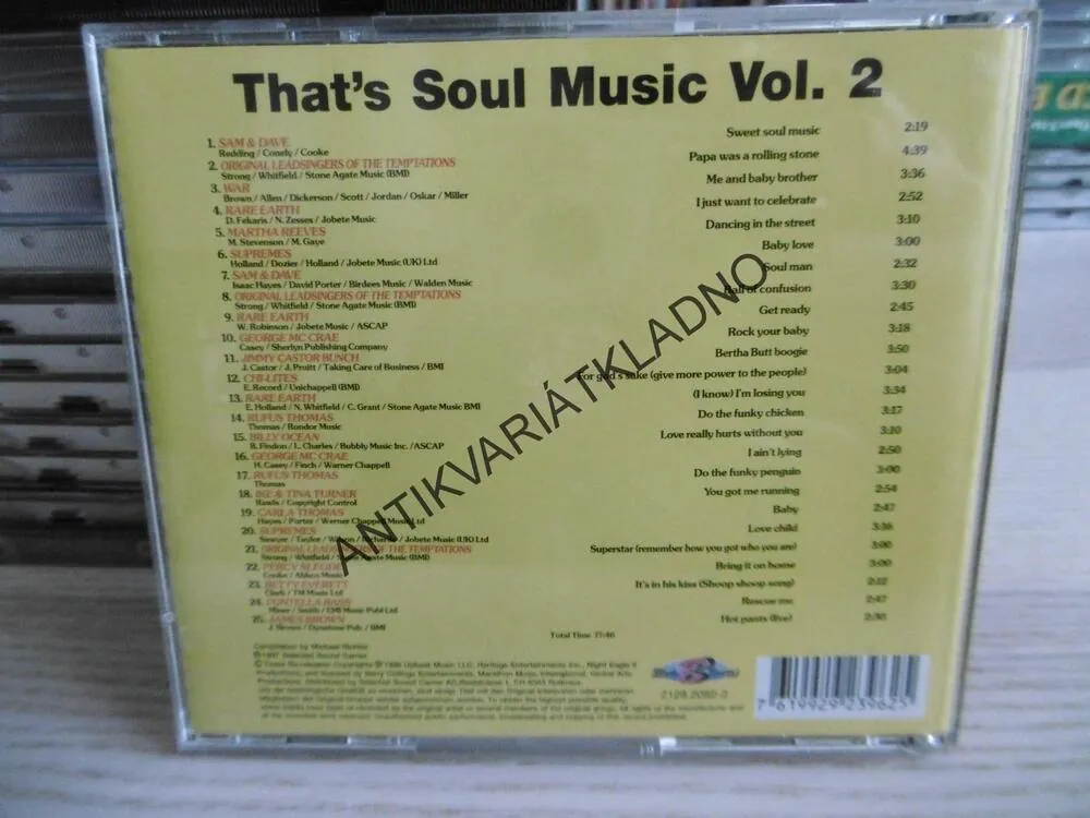 THAT´S SOUL MUSIC, 2., CD HUDBA