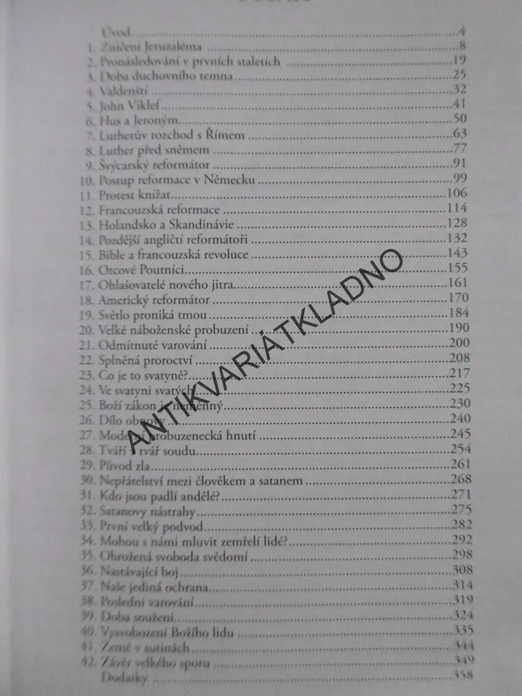 VELKÝ SPOR VĚKŮ, ELLEN G. WHITE, **an