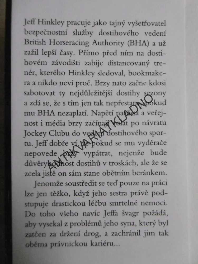 OHROŽENÍ, FELIX FRANCIS, **an