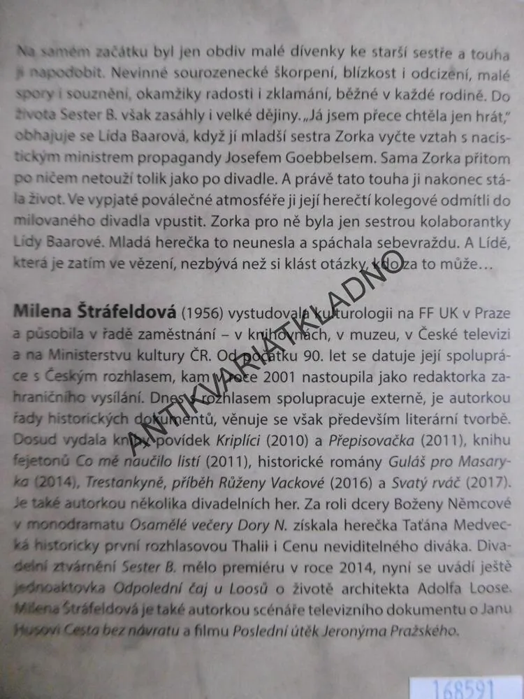 SESTRY B., MILENA ŠTRÁFELDOVÁ, **an