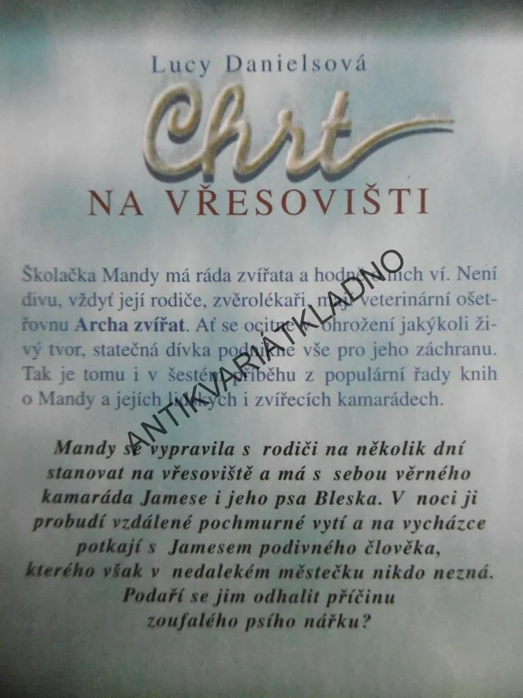 CHRT NA VŘESOVIŠTI, LUCY DANIELSOVÁ, **an