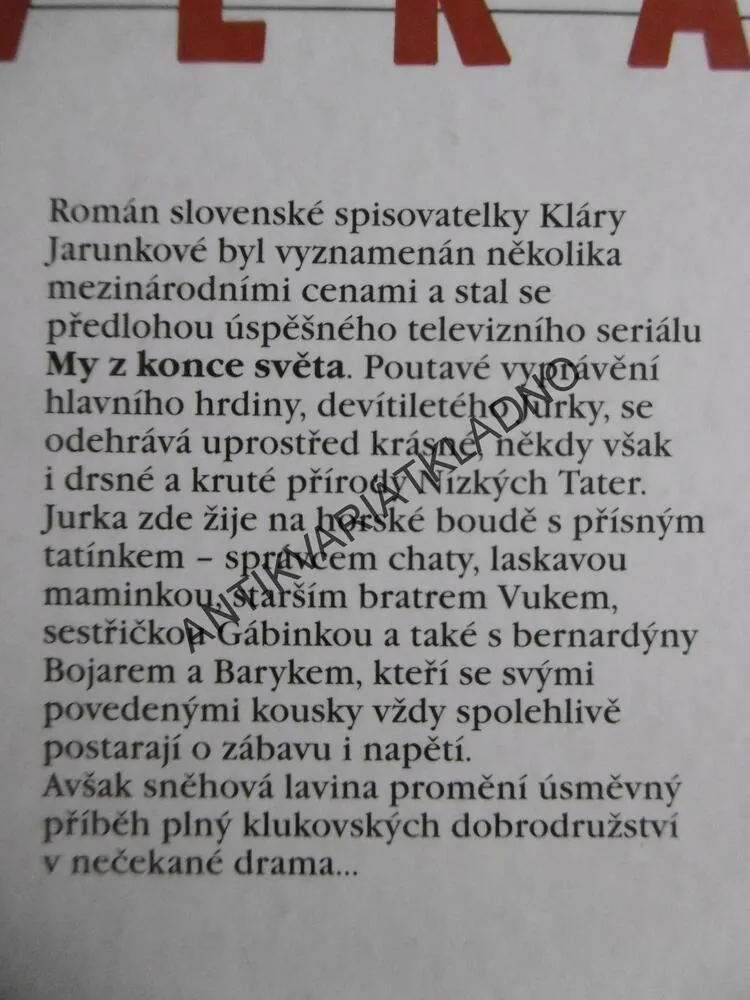 BRATR MLČENLIVÉHO VLKA, KLÁRA JARUNKOVÁ, **an