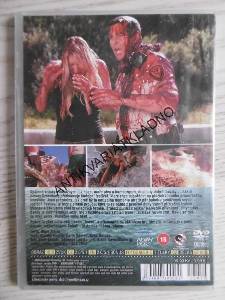 PÍSEČNÍ ŽRALOCI, DVD FILM HOROR